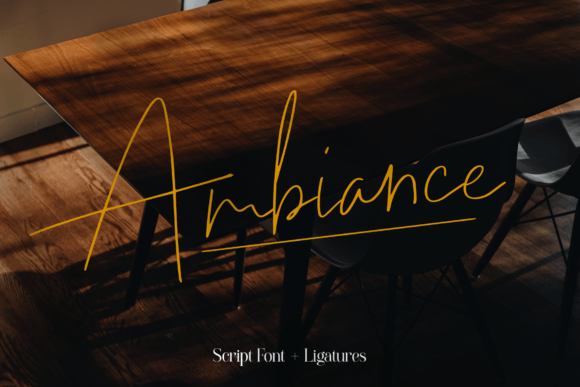 Ambiance: A Signature Typeface for Editorial Design