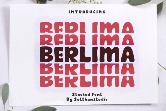 Berlima Font: A Playful Typeface for Editorial Charm