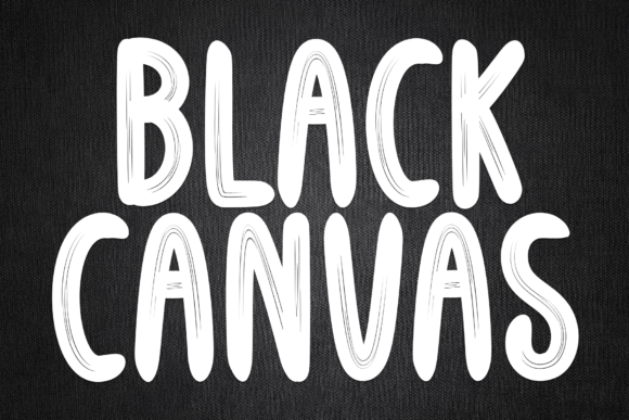 Black Canvas: A Modern Handwritten Font for Web Design
