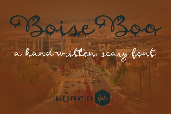 Boise Boo: The Perfect Drippy Script Font for Crafters