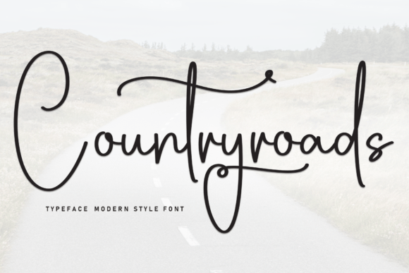 Countryroads: A Timeless Handwritten Font for Editorial Design