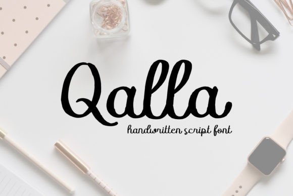 Elevate Web Design with the Qalla Handwritten Font