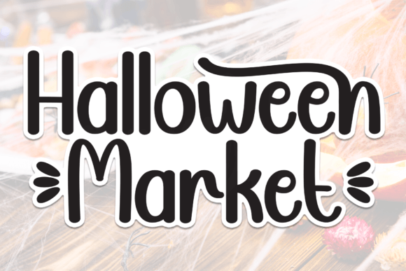 Halloween Market Font: A Sweet Touch for Brand Identity