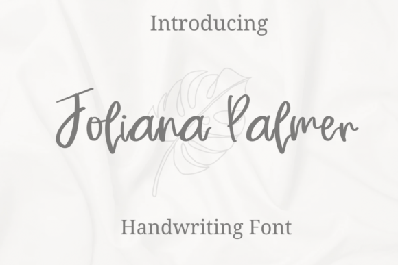 Joliana Palmer Font Review for Campaign Designers