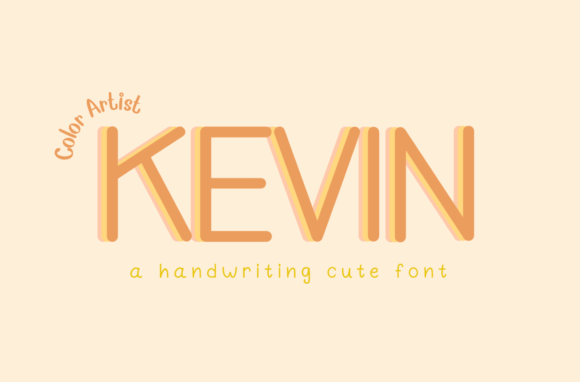 Kevin Font: A Handwritten Typeface for Makers