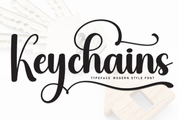 Keychains: A Handwritten Font for Editorial Warmth