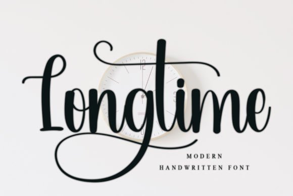 Longtime Font: The Perfect Script for Handmade Brands