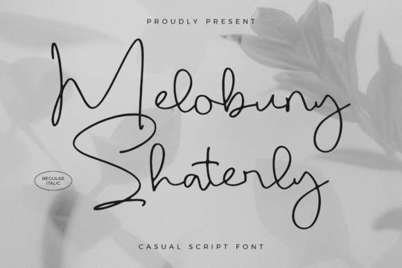 Melobuny Shaterly: A Casual Script Font for Modern Web Design
