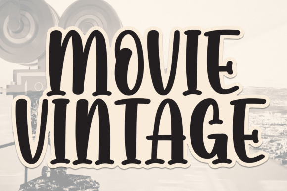 Movie Vintage: A Friendly Handwritten Font for Branding
