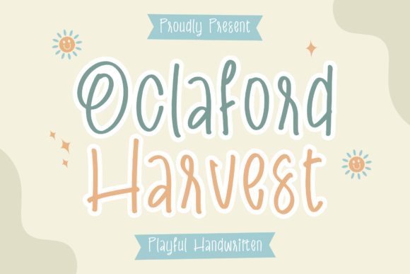 Oclaford Harvest: A Playful Script Font for Editorial Design