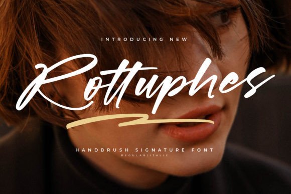 Rottuphes: A Modern Handwritten Font for Web Design