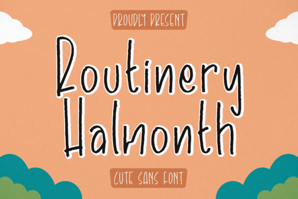 Routinery Halmonth: A Handwritten Font for Authentic Brands