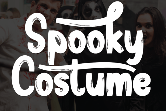 Spooky Costume: A Handwritten Font for Editorial Charm