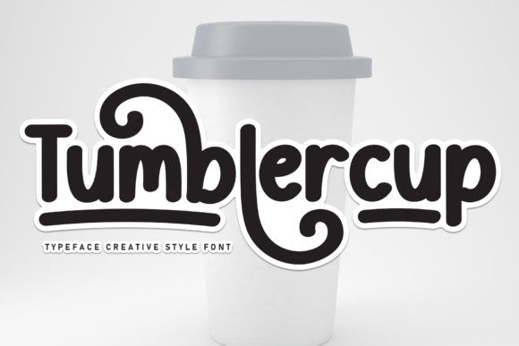 Tumblercup: A Joyful Script Font for Editorial Design