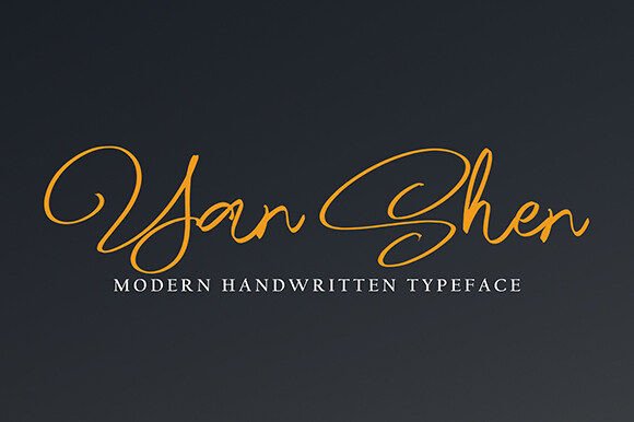 Yan Shen: A Chaotic Handwritten Typeface for Bold Editorial Design
