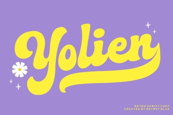 Yolien: The Retro Script Font for Modern Crafters